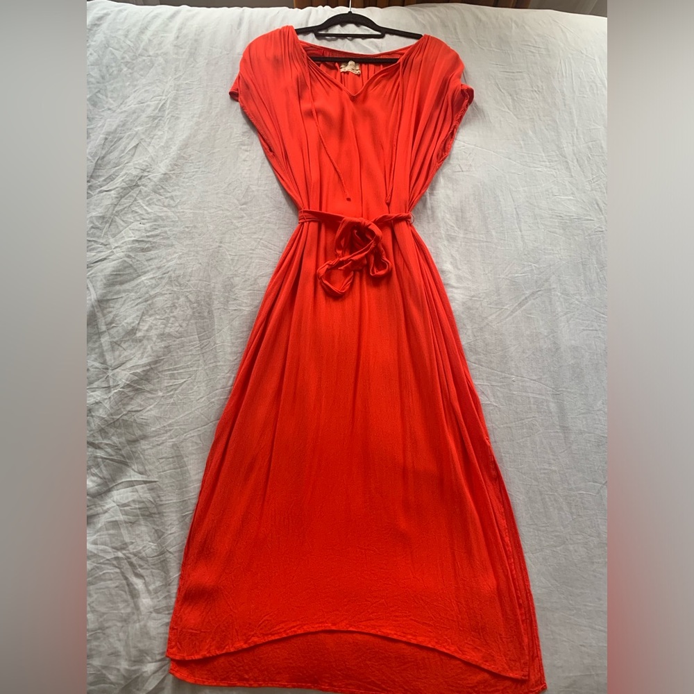 Urban Outfitters Midi Tie-Waist Dress or Caftan | Size Large | or Coverup